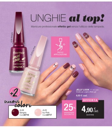 SMALTO GEL JELLY LOOK NAIL ENAMEL FLORMAR  | Stanhome Vendita Online