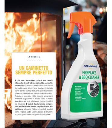 FIREPLACE & BBQ CLEANER PULITORE CAMINETTI, STUFE E BARBECUE