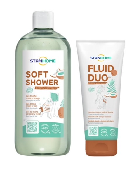 SET FLUID DUO  + SOFT SHOWER  Coconut Fragrance |Stanhome Shop Online SET FLUID DUO  + SOFT SHOWER  Coconut Fragrance |Stanhome Shop Online