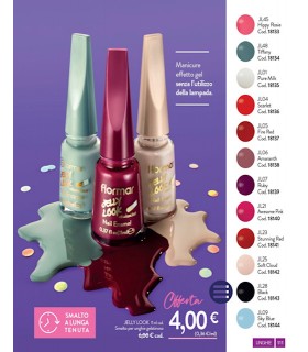 SMALTO GEL JELLY LOOK NAIL ENAMEL FLORMAR  | Stanhome Vendita Online