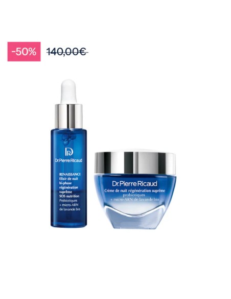 SET ELISIR NOTTE BIFASE + CREMA NOTTE RIGINERAZIONE - Dr PIERRE RICAUD | STANHOME ONLINE SET ELISIR NOTTE BIFASE + CREMA NOTTE RIGINERAZIONE - Dr PIERRE RICAUD | STANHOME ONLINE