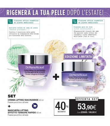 copy of SET CREMA LIFTING NIACINAMIDE + MASCHERA LIFTING EFFETTO TENSORE RAPIDO