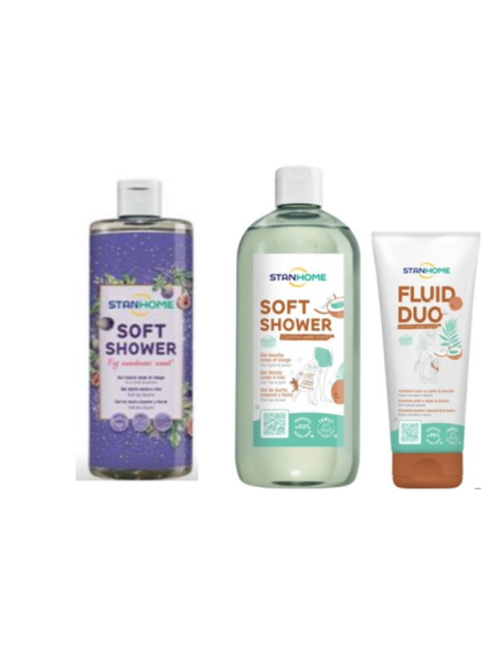 SET FLUID DUO  + SOFT SHOWER  Coconut Fragrance |Stanhome Shop Online SET FLUID DUO  + SOFT SHOWER  Coconut Fragrance |Stanhome Shop Online